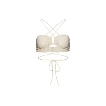 Magda Butrym Crisscross Bandeau Top