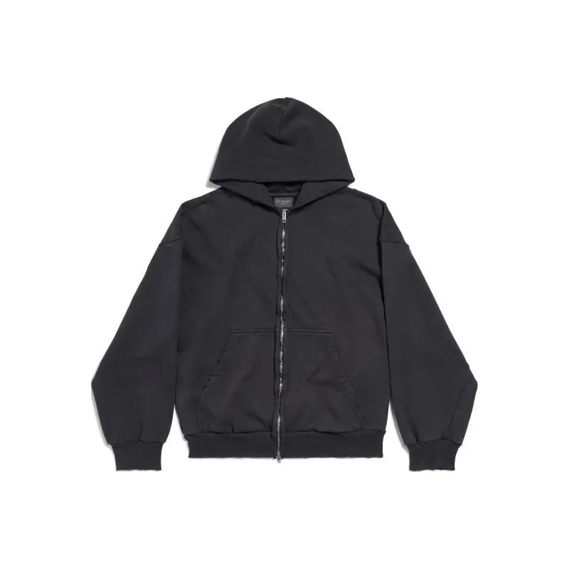 Balenciaga Painted Zip up Hoodie-0