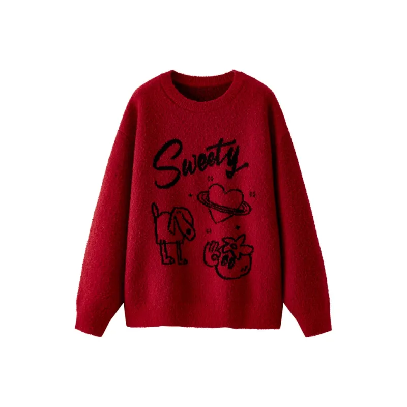 SEM/R Knitwear Women's Red Tone-0