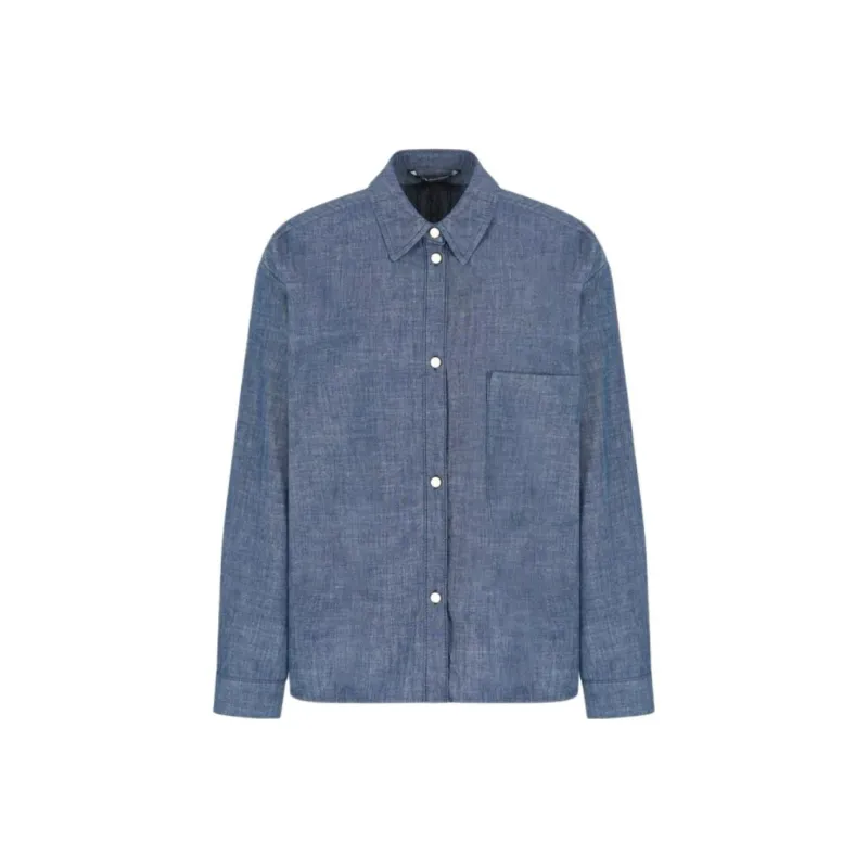 ARMANI EXCHANGEAE SS25 Shirt Women's Blue-0