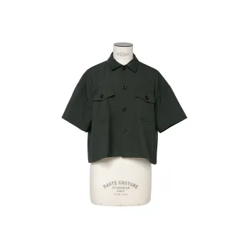 Sacai Cropped Utility Shirt