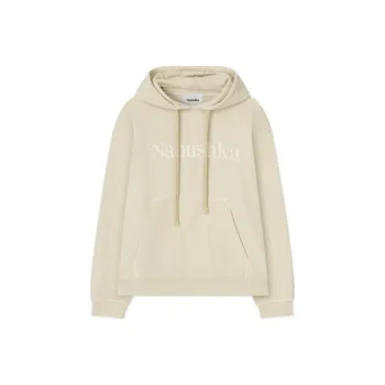 NANUSHKA Logo Embroidered Drawstring Hoodie