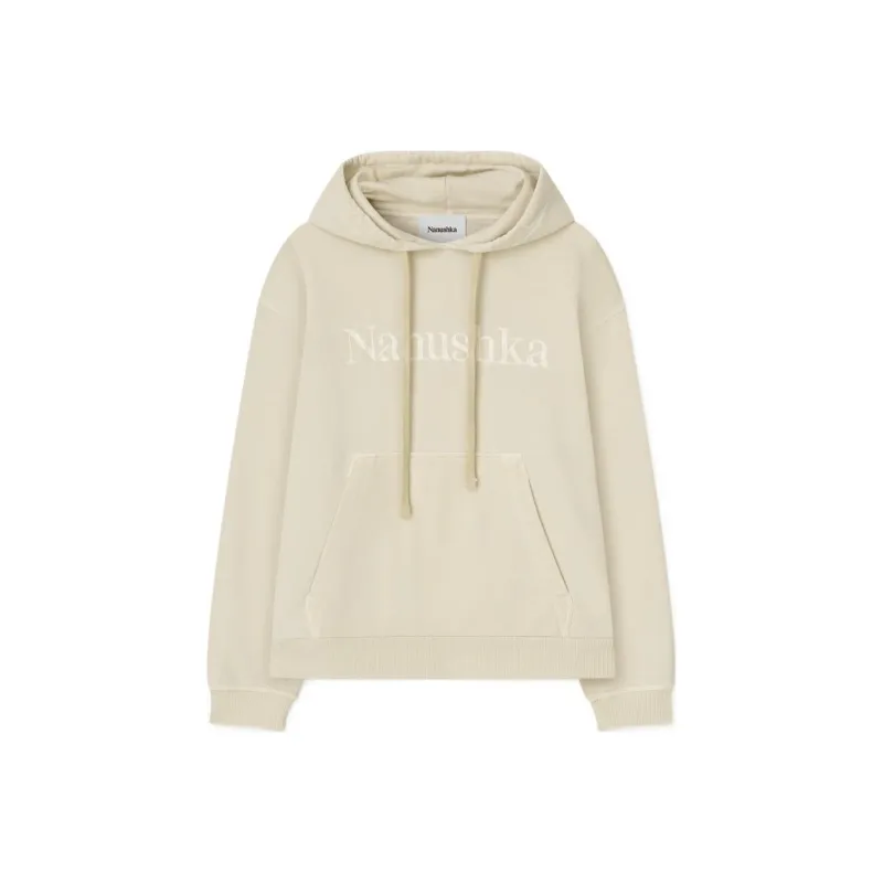 NANUSHKA Logo Embroidered Drawstring Hoodie-0