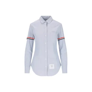 THOM BROWNE Grosgrain Armband Oxford Shirt