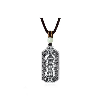LIUXIN 999 Fine Silver Pendant Necklaces Unisex