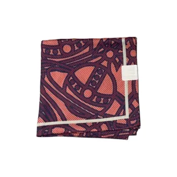 Vivienne Westwood Silk Scarves Unisex Purple