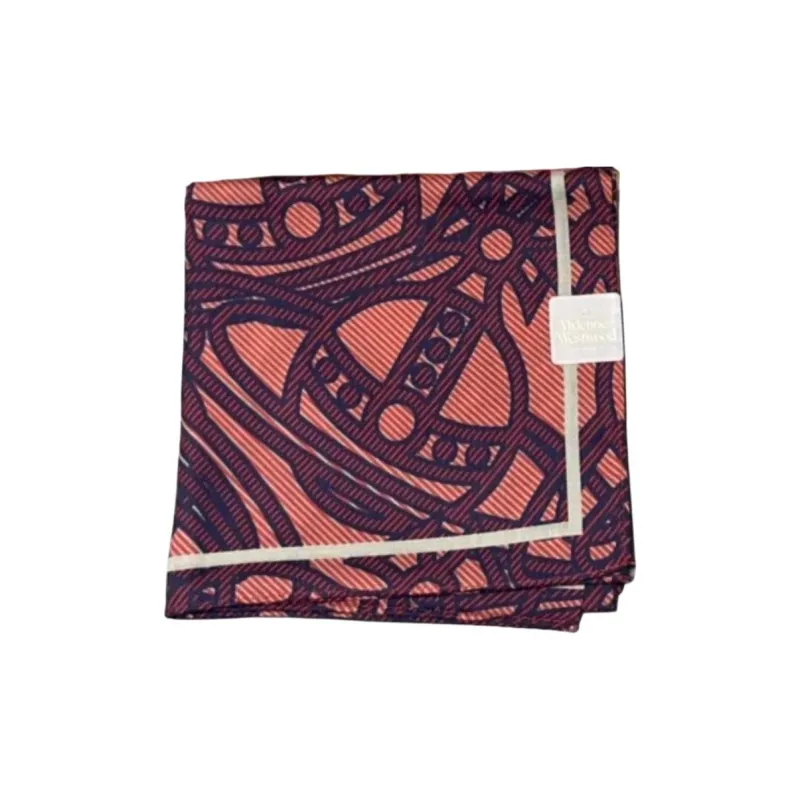 Vivienne Westwood Silk Scarves Unisex Purple-0