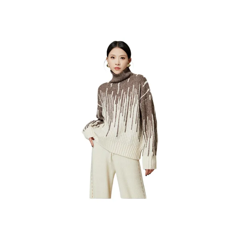 Weekly Knitwear Women's White Brown-0