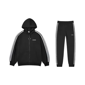 JIANWANG Casual Sportswear Unisex Black