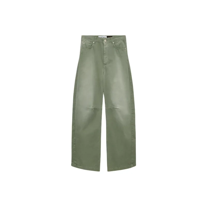 LOEWE Paula's Ibiza SS25 Jeans Men's Gray Green-0