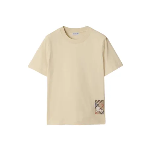 Burberry Vintage Check Patch Crewneck T Shirt