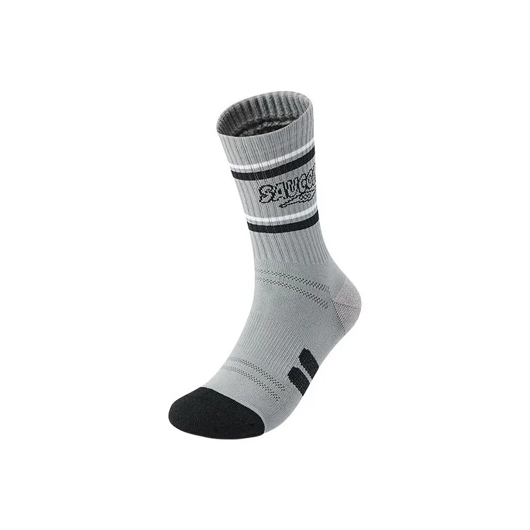 Saucony Mid Calf Socks Unisex 1 Pack Cyan Bird Gray-2