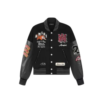 AMIRI Tiger Varsity Jacket 'Black'