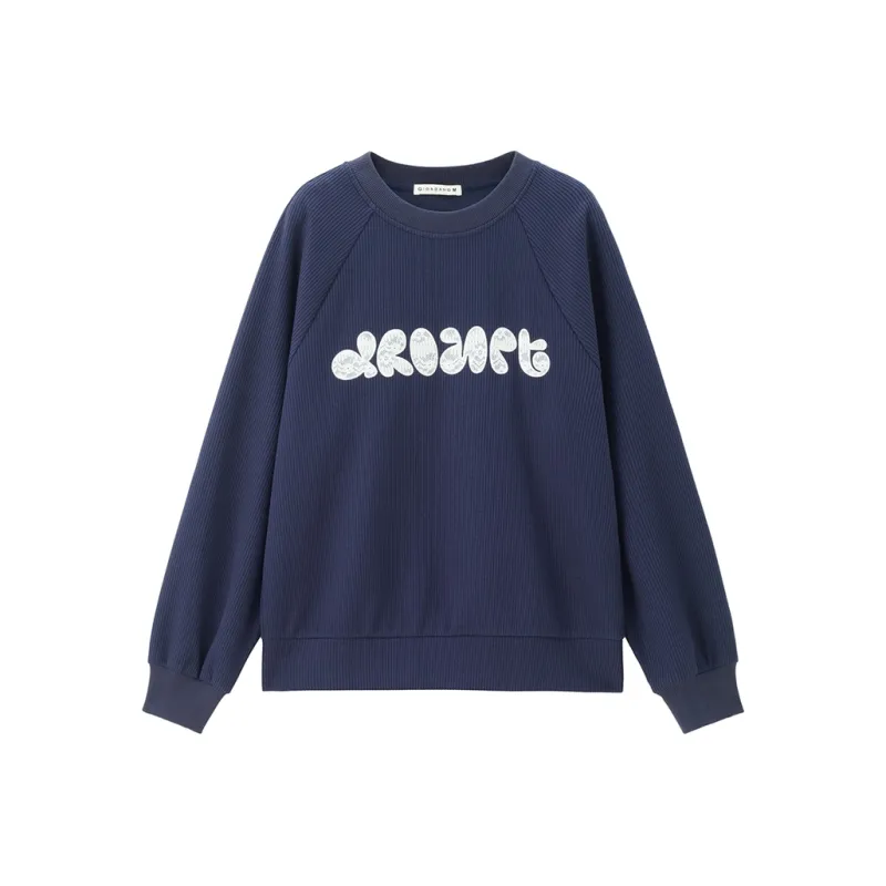 UNIQLO Sweatshirt Women's Marine Blue-0