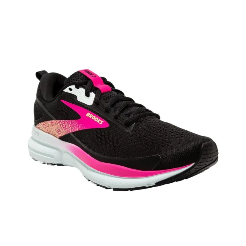 Brooks Trace 3 Black Blue Pink Glo Women's-3