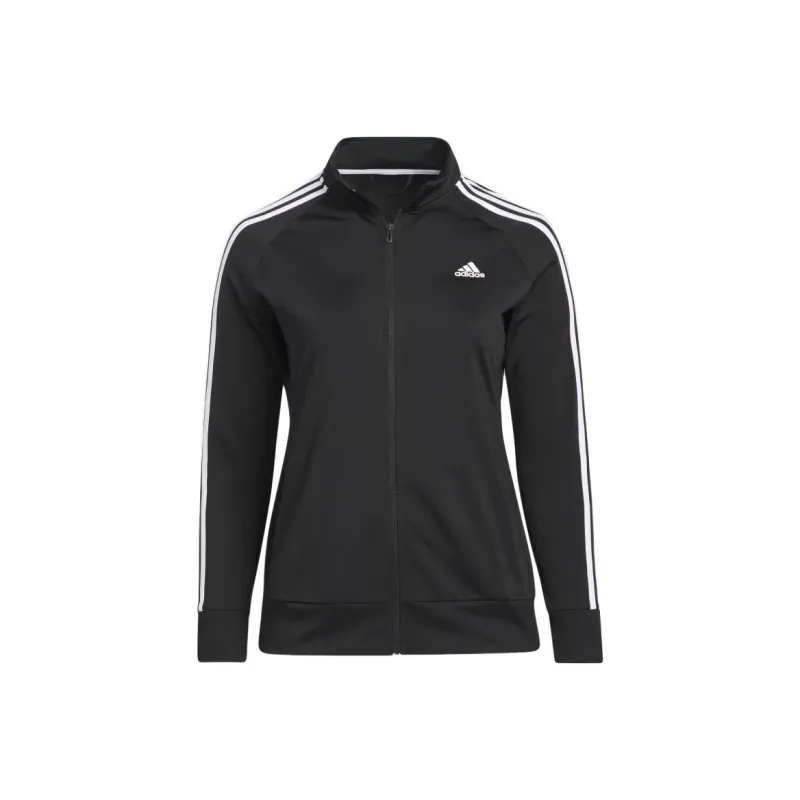 Adidas Free Shipping With AdiClub Essentials Warm Up Tricot Slim 3 Stripes Track Jacket Plus Size-0