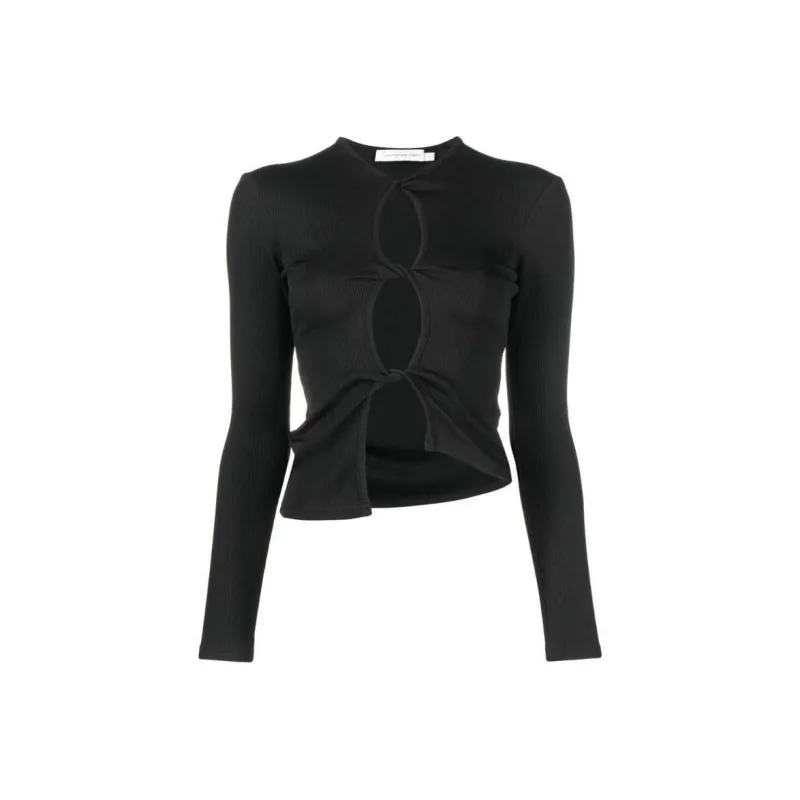 Christopher Esber Twisted effect Cut out Top-0