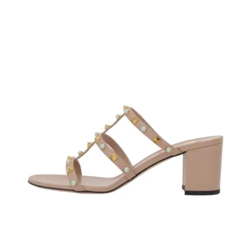 Valentino Garavanio short Embellished Open Toe Sandals Women's