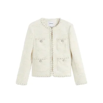 Bebe Jackets & Coats Women's Ecru