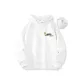 White, Fleece-Lined