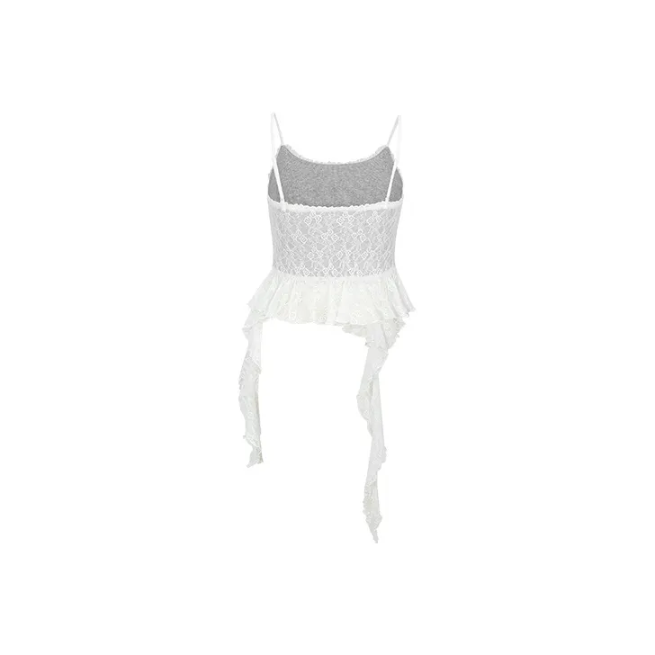URBAN REVIVO Tank Top Women's White Print-1