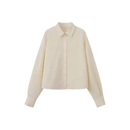Homemade Willow Silk Shirt Women's Morning Beige