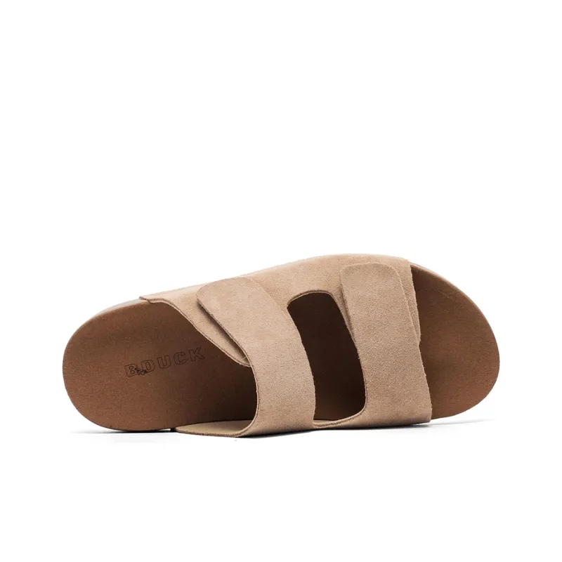 B.Duck Summer Citywalk Collection Slip Resistant Odor Resistant Massage Pad Slide Slippers Women's-2