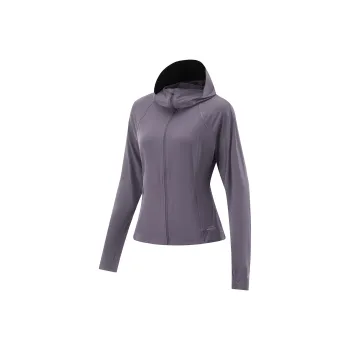 LiNing Smoothie Jackets Coats Women's Crow Gray Purple