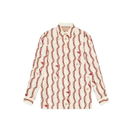 GUCCI Chinese New Year SS24 Shirt Women's Ivory White