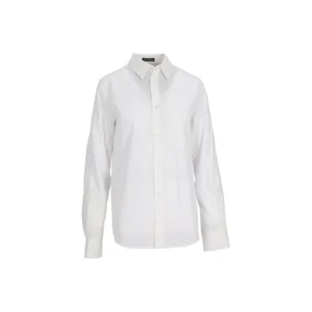 Ann Demeulemeester Long Sleeved Curved Hem Shirt