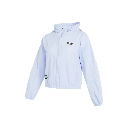 Adidas X SEEBIN Co branded SS23 Jacket Women's Filatures Pink Blue