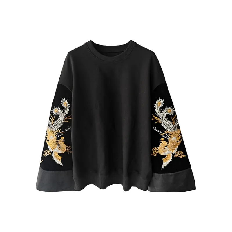 JK&JS Sweatshirts Women's Black-0