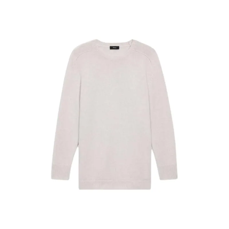 THEORY Crewneck Straight Hem Jumper-0