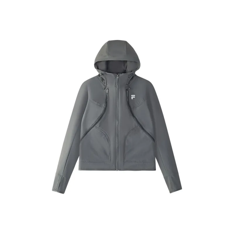 FILA FUSION URBAN TECH Jackets & Coats Women's Silent Phantom Gray-0
