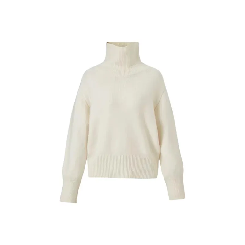 The King And The Nightingale Minimalist Style Basic Turtleneck Pullover Knitwear Women's-0