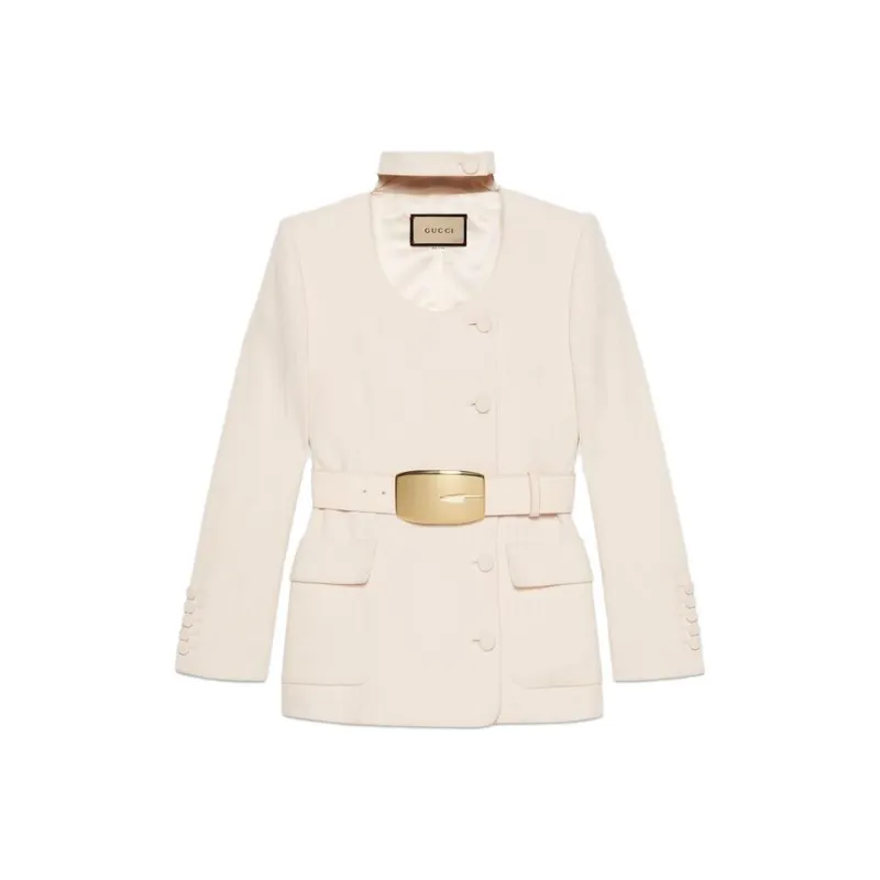 GUCCI SS23 Jacket Women's Ivory White-0
