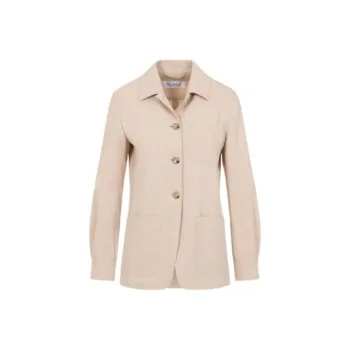 MaxMara Pulvino Button Up Belted Jacket