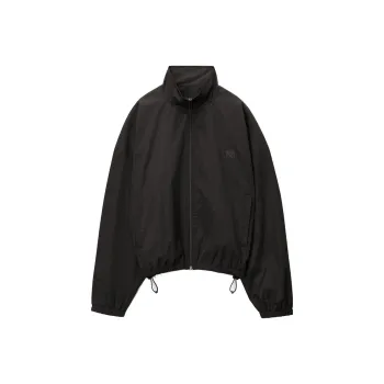 Alexander Wang Coaches Wang Puff Logo Track Jacket Black