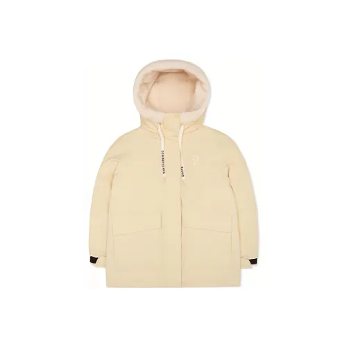 MLB Down Jacket Cropped Women's Light Yellow