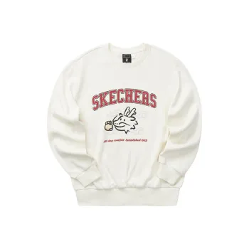 Skechers Sweatshirt Women's Cream Beige White