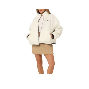 Stussy Jackets Coats Women's Black/White