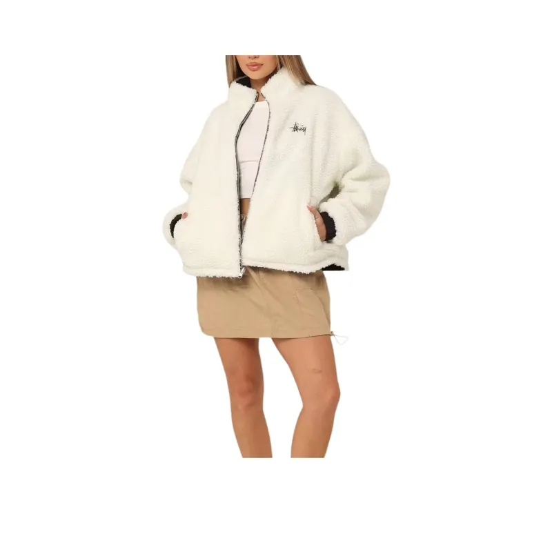 Stussy Jackets Coats Women's Black/White-0