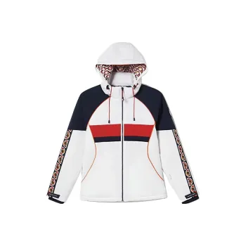 MICHAEL KORS Michael Kors X Ellesse Co Branded Ski Capsule Collection SS22 Jackets & Coats Women's White Blue