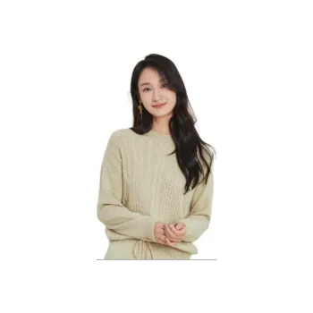 MIHUANG Cashmere Sweater Women's Beige Camel