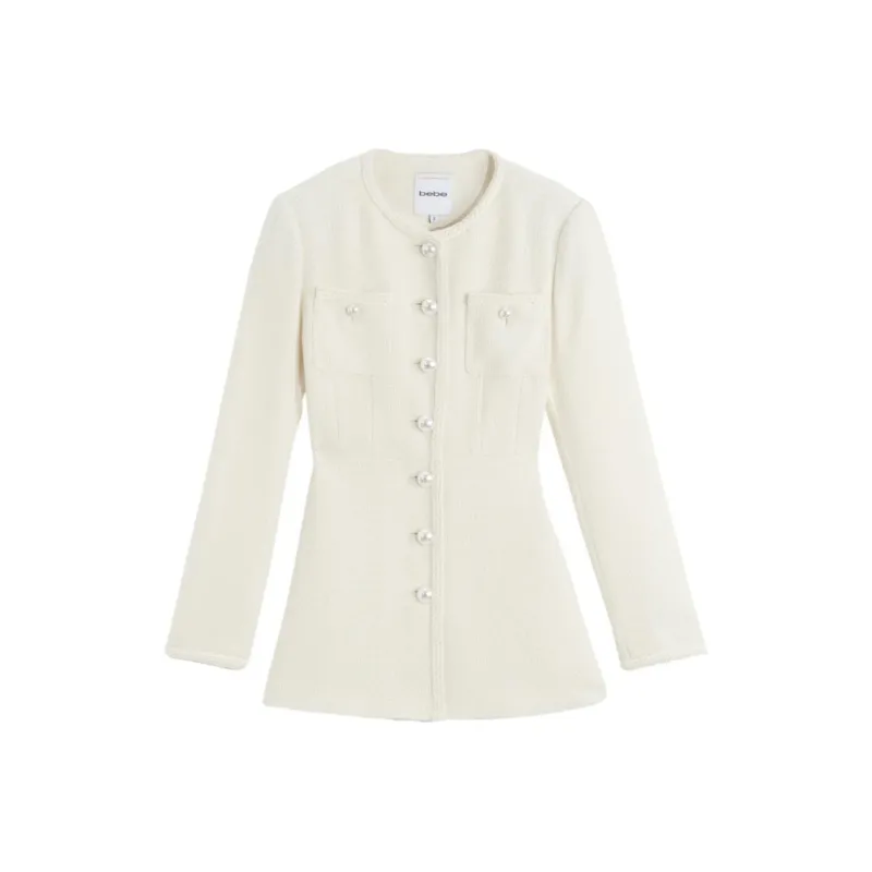 Bebe Jackets Women's White-0