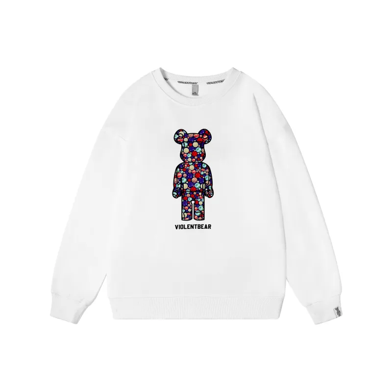 KRISTALIA Sweatshirt Unisex White-0