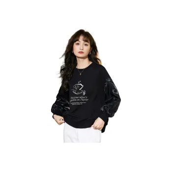 SMEN Sweatshirts Women's Black