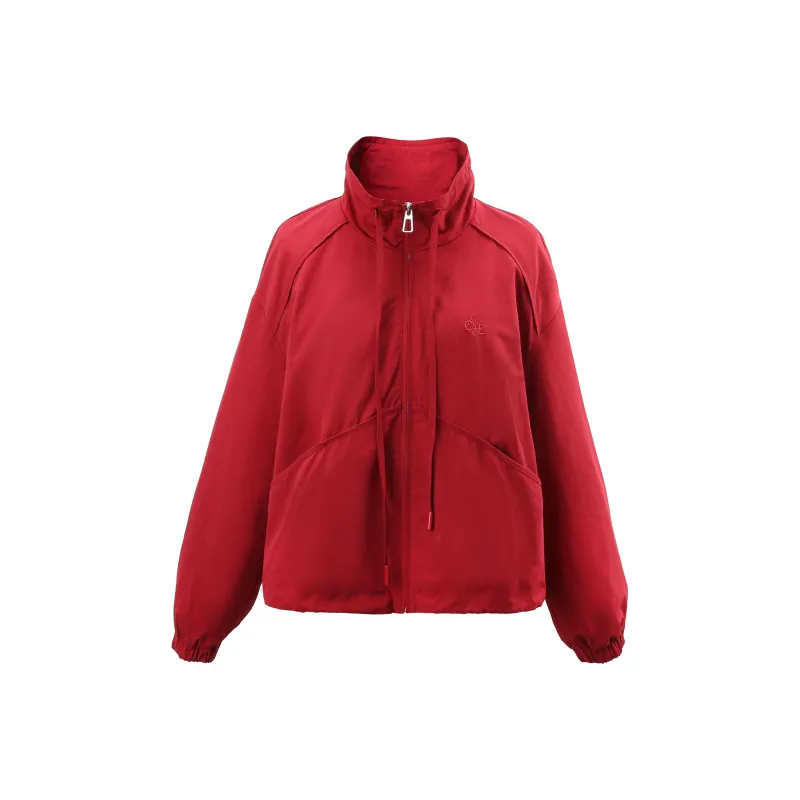 A Paradise For Awakening Jacket Women's Burgundy-0