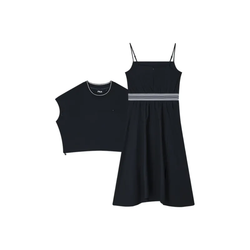 FILA Sleeveless Dress Women's Dense Ink Blue NV-2