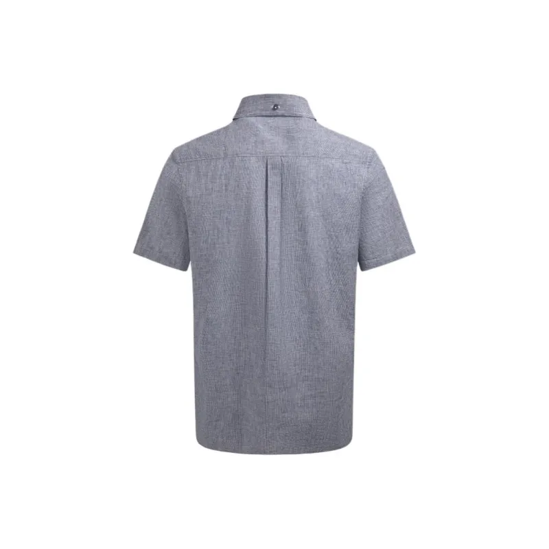 Hush Puppies Shirt Men's Gray Blue-1